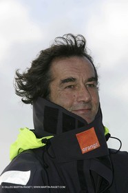 Orange II  - 2005 Jules Verne Trophy - Training in Bay of Biscay -Buno Peyron-