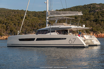 30 08 2018, Porto Vecchio (FRA, South Corsica) Chantier Fountaine-Pajot, Alegria 67