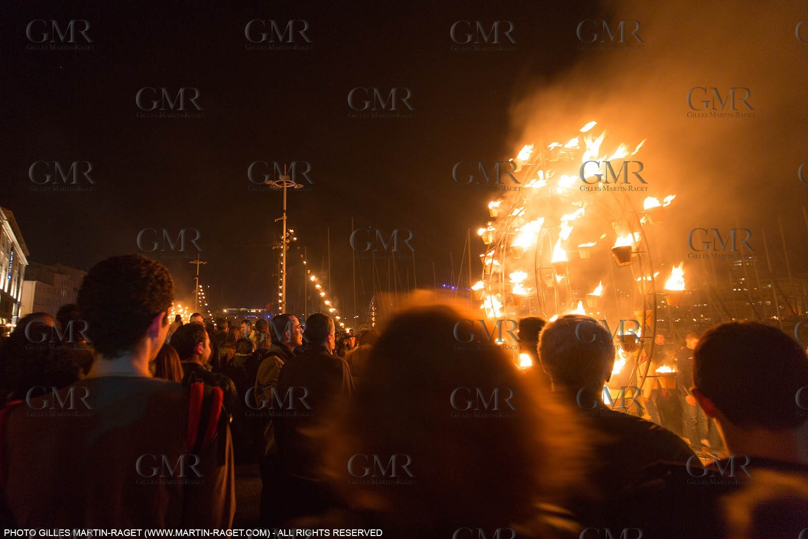 03 05 2013 - Marseille (FRA,13) - Marseille Provence 2013, Historical port Illumination by Company Carabosse