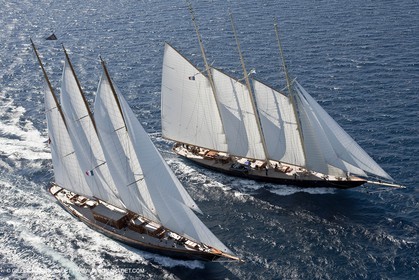 27 09 2010 - Saint Tropez (FRA,83) - Voiles de Saint Tropez - Creole vs Atlantic