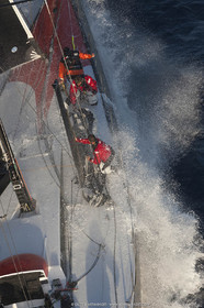 09 10 2017, Calvi (FRA,20), VOR 70 Babsy, Tentative de record autour de la Corse à la voile, skipper Franck Cammas