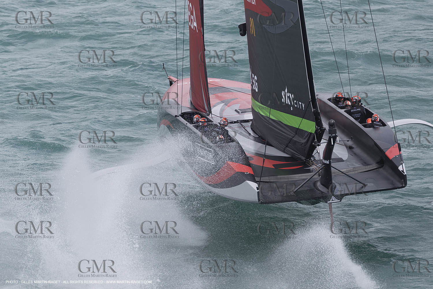 10 12 2020 - Auckland (NZL) - 36th America's Cup - Practice Sessions - Day 2 - Emirates Team New Zealand