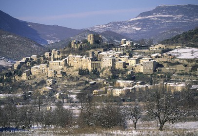 Provence under snow