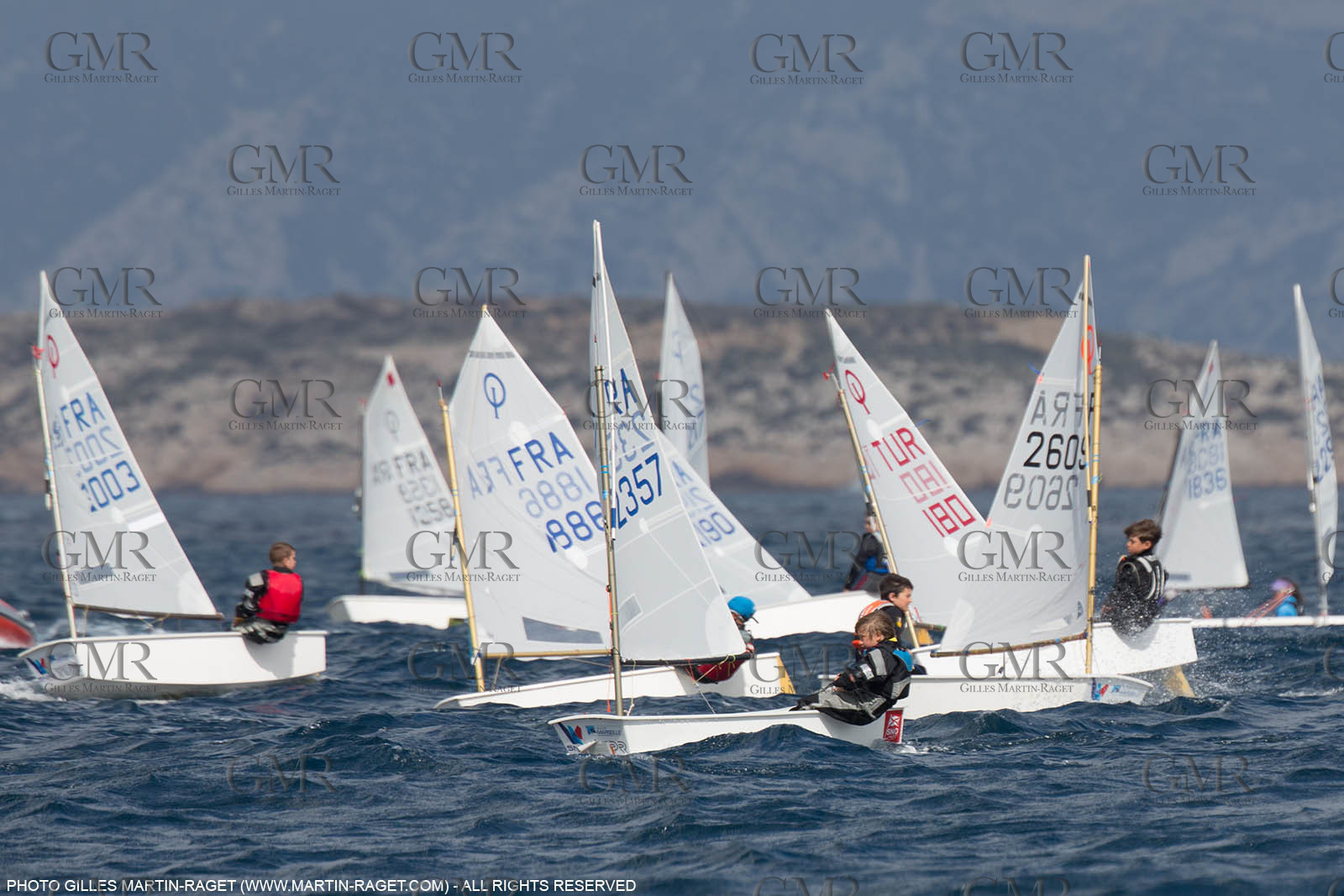 15 04 2016, Marseille (FRA,13), SNIM Dériveurs, Coupe Internationale de Printemps Optimist, Final Day