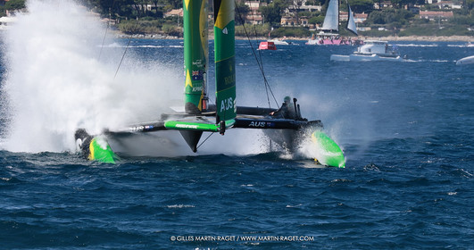 10 09 2025, Saint-Tropez,(FRA), Rockwool SailGP France Saint-Tropez, Race Day 1