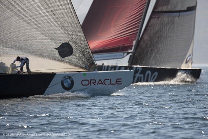 18 05 2010 - La Maddalena (ITA, Sardinia) Louis Vuitton Trophy - BMW ORACLE Racing - Training