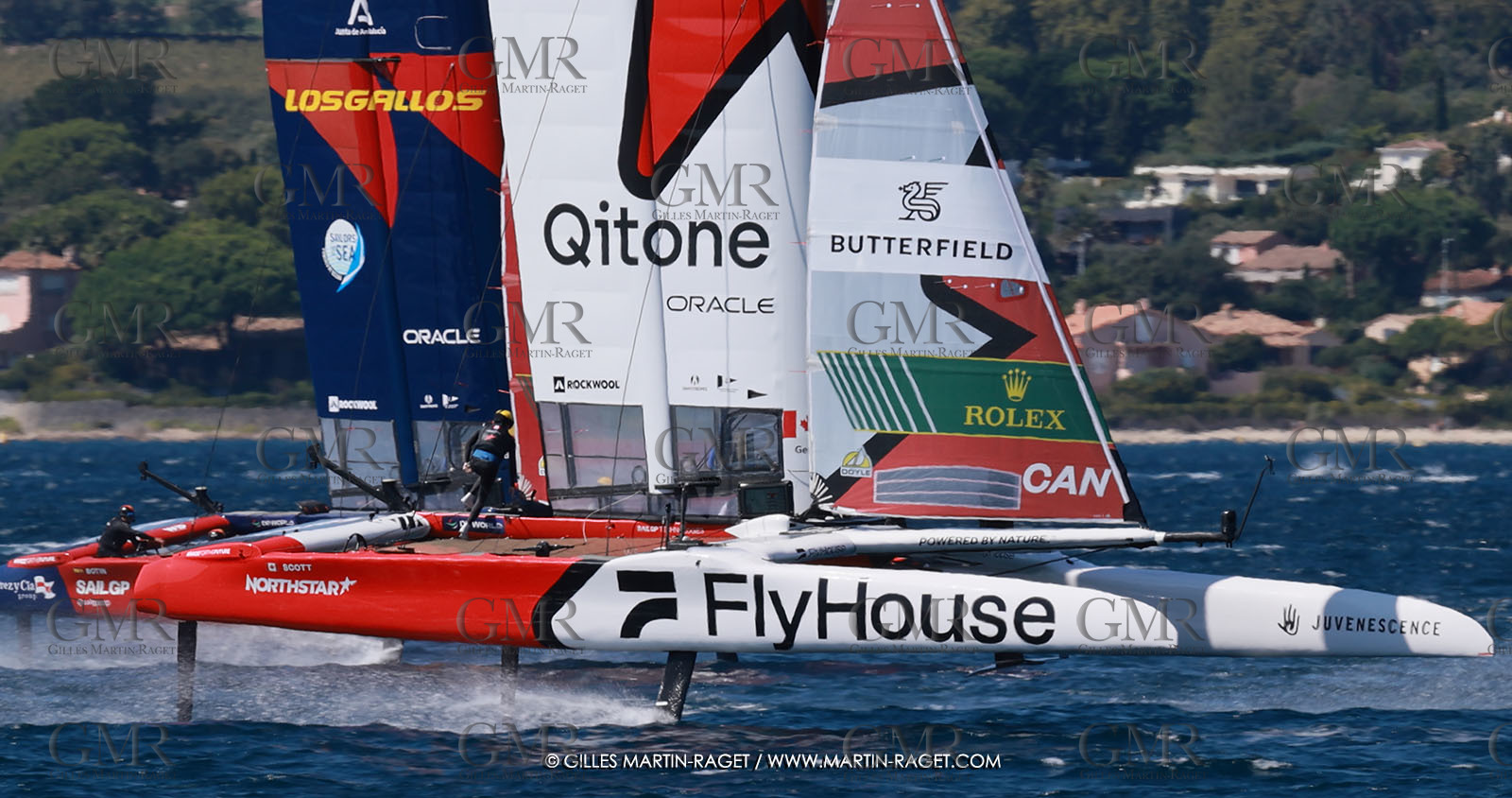 10 09 2025, Saint-Tropez,(FRA), Rockwool SailGP France Saint-Tropez, Race Day 1