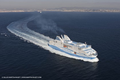 14 01 2012 - Marseille (FRA,13) - La Meridionale shipping company - the Piana off Marseille and the Calanques