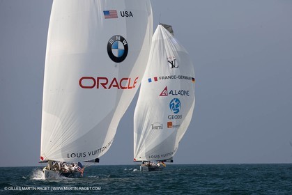 26 11 2010 - Dubai (UAE) - Dubai Louis Vuitton Trophy -1 2 final - BMW ORACLE Racing Vs All4One