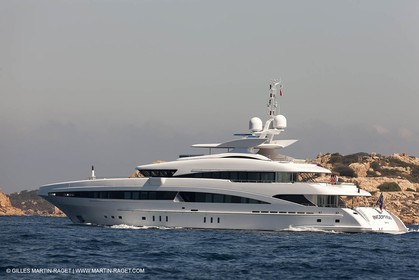 18 08 2011 - La Maddalena (ITA, Sardinia) - Motor yacht Inception