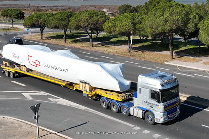 15 02 2022, La Grande Motte (FRA), Gunboat 80  1 hulls delivery