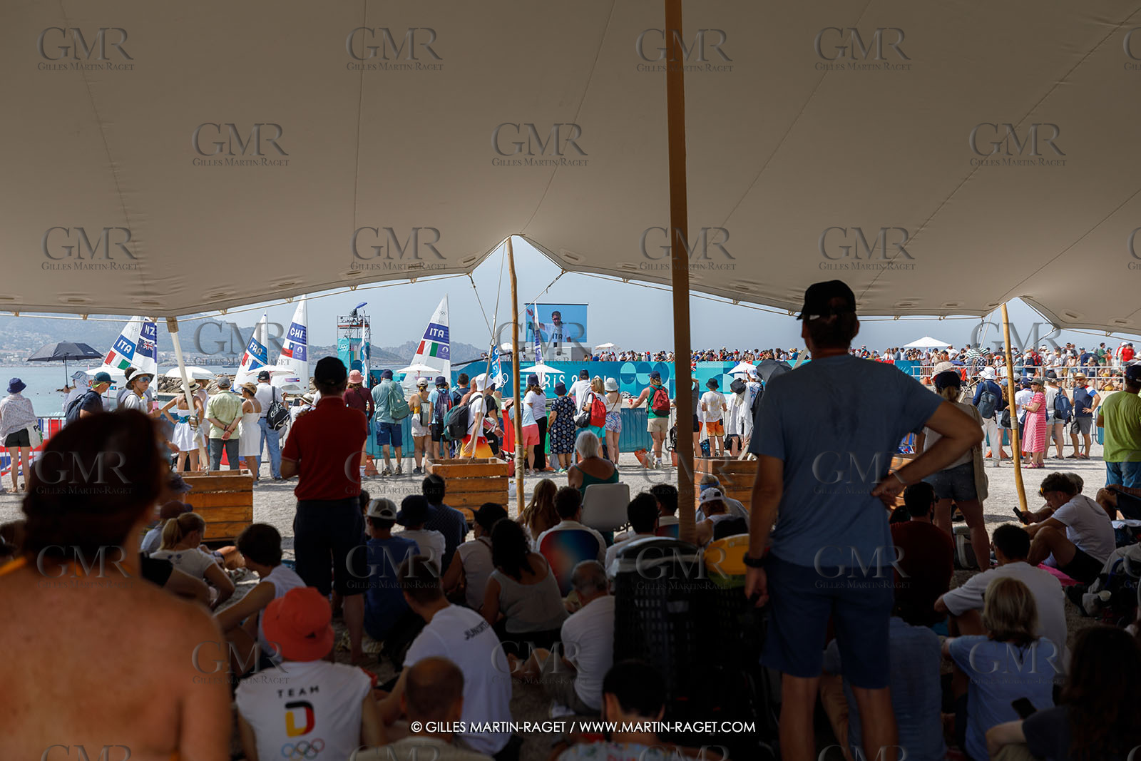 07 08 2024, Marseille (FRA), Paris 2024 Olympic Games, Sailing, Race Day 10, ILCA Medals races