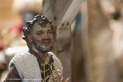 27 01 2018; L'isle sur Sorgue (FRA; 84); Les antiquaires; Crèche et santons de Jean-Jacques Bourgeois