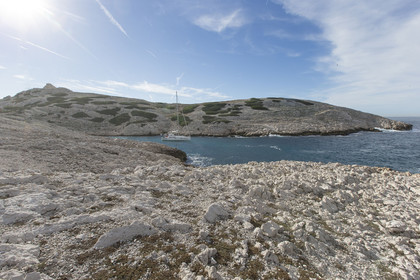 08 01 2016, Marseille (FRA, 13), Cruising in winter in the Calanques