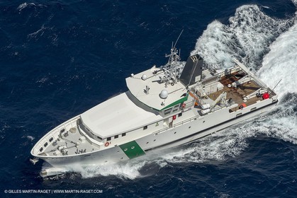 Al Azizi -  H2X boatyard - Oceanographjic research ship - Sea trials off La Ciotat (FRA,13) - 29 07 2014
