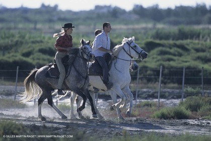France, Provence, Camargue, Gardians de Camargue, métier, fêtes, élevage, tri