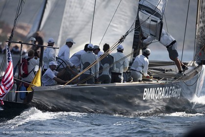 18 05 2010 - La Maddalena (ITA, Sardinia) Louis Vuitton Trophy - BMW ORACLE Racing - Training