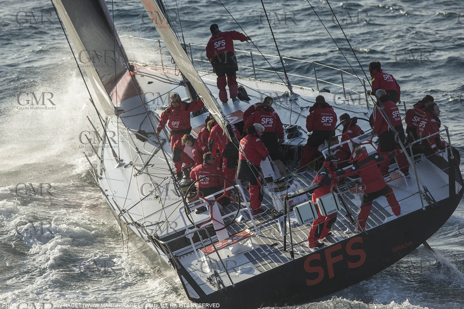 24 mars 2016   Marseille (FRA,13), SFS II (skipper Lionel Péan), last training before Marseille Sailing Week