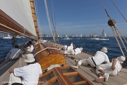 01 10 2011 - Saint Tropez (FRA,13) - Voiles de Saint Tropez 2011 - Classic Yachts - Day 5 - Onboard Mariquita