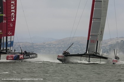 28 07 2013 - San Francisco (USA,CA) - 34th America's Cup - Louis Vuitton Cup - Race Day 13 - Emirates Team New Zealand vs Luna Rossa