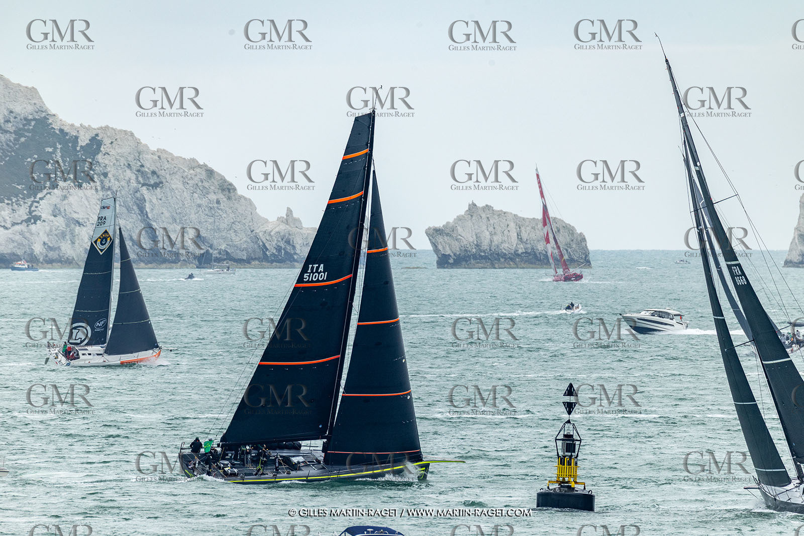 26 07 2025, Cowes (UK, IOW), Admiral's Cup 2025, Rolex Fastnet Race start,