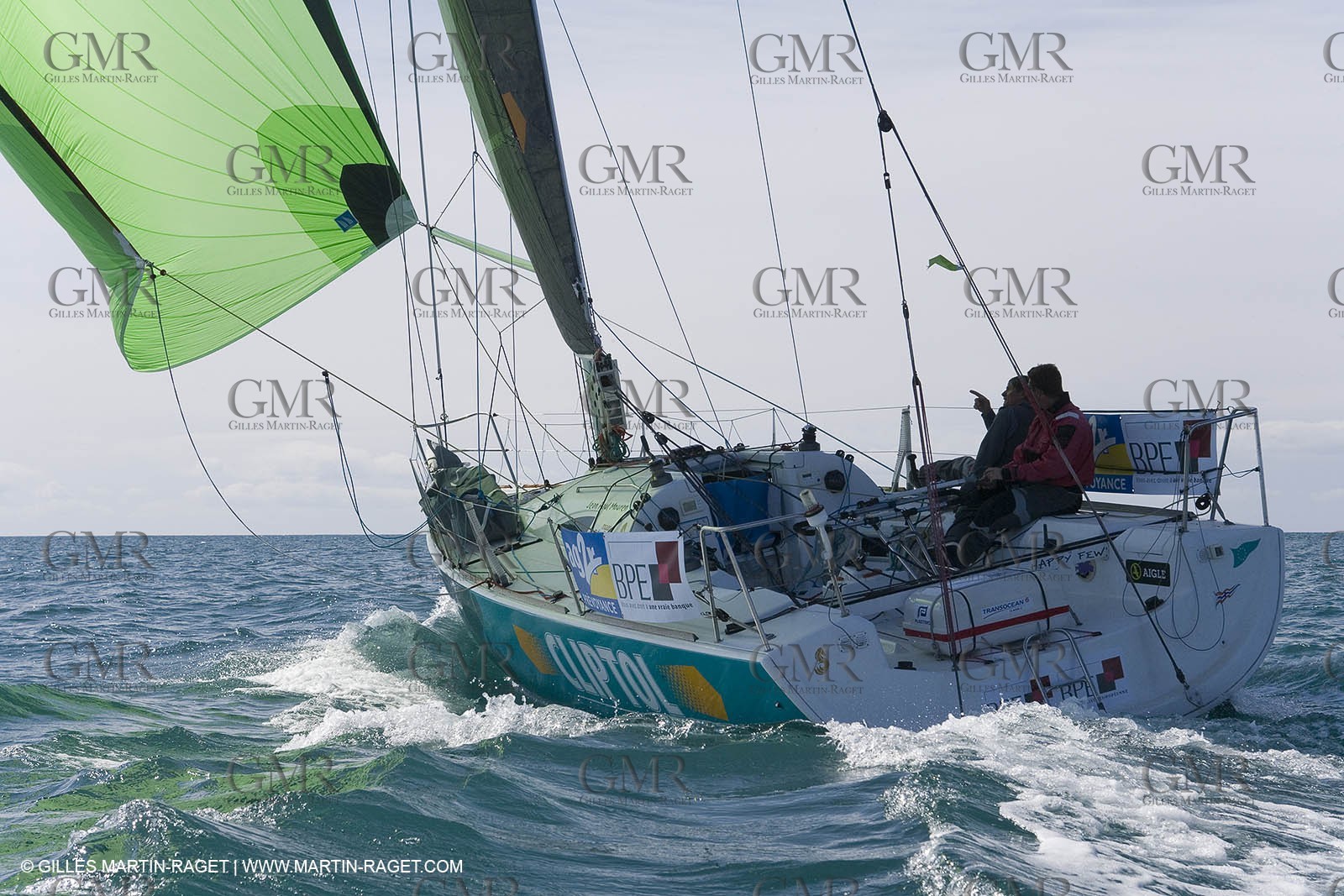 27 03 08- La Grande Motte- (FRA,34) Transat AG2R 2008- Jean-Paul Mouren- Laurent Pellecuer