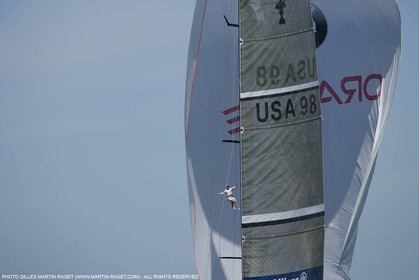 14 05 2007-Valencia (Spain)- 32nd America's Cup - Louis Vuitton Cup - Semi-final - Day 1 - BMW ORACLE racing