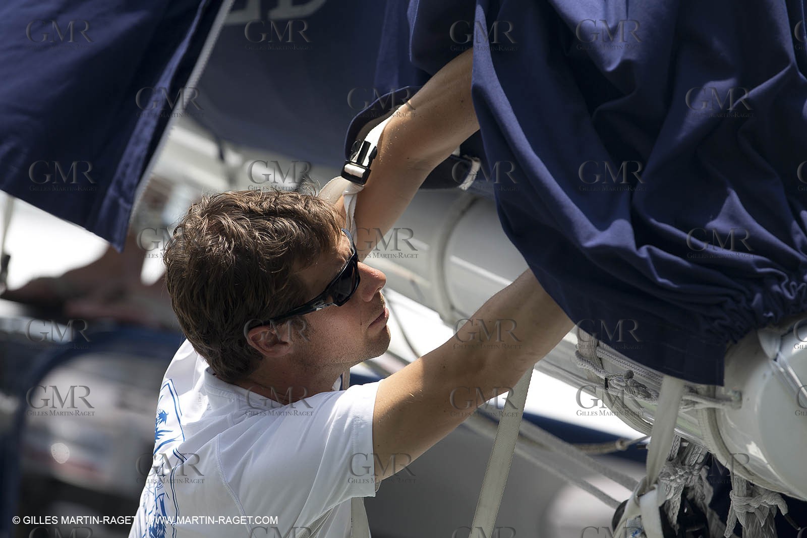 05 07 2012 - New York (USA) - Ocean Krys Race - Speed runs in fornt of NY city