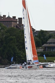 02 07 2012 - Newport (RI) -start of the Krys Ocean Race pre-event sailed between Newport and New York