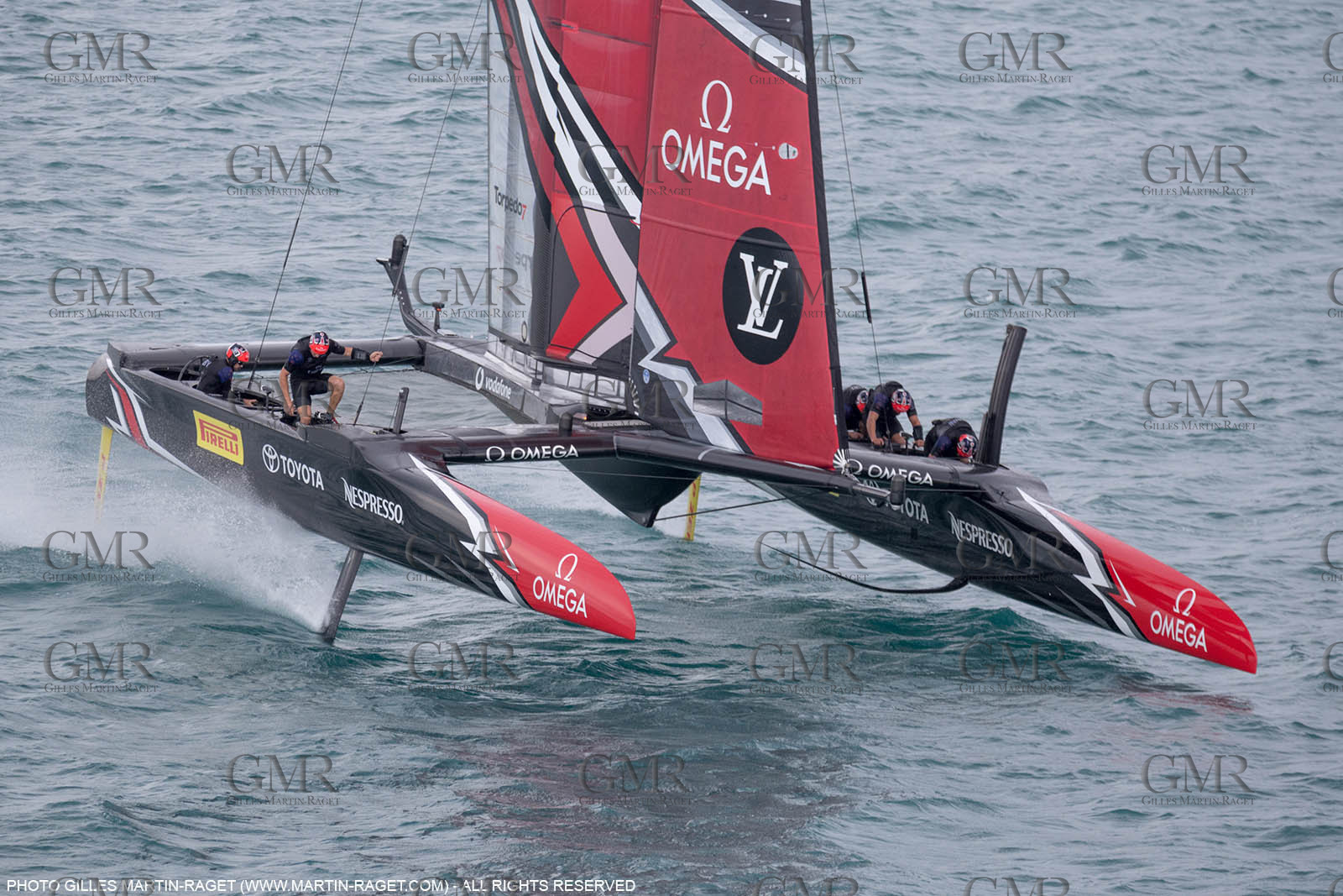 10 06 2017 - Bermuda (BDA) - 35th America's Cup Bermuda 2017 - Louis Vuitton America's Cup Challenger Playoffs final, Day 1