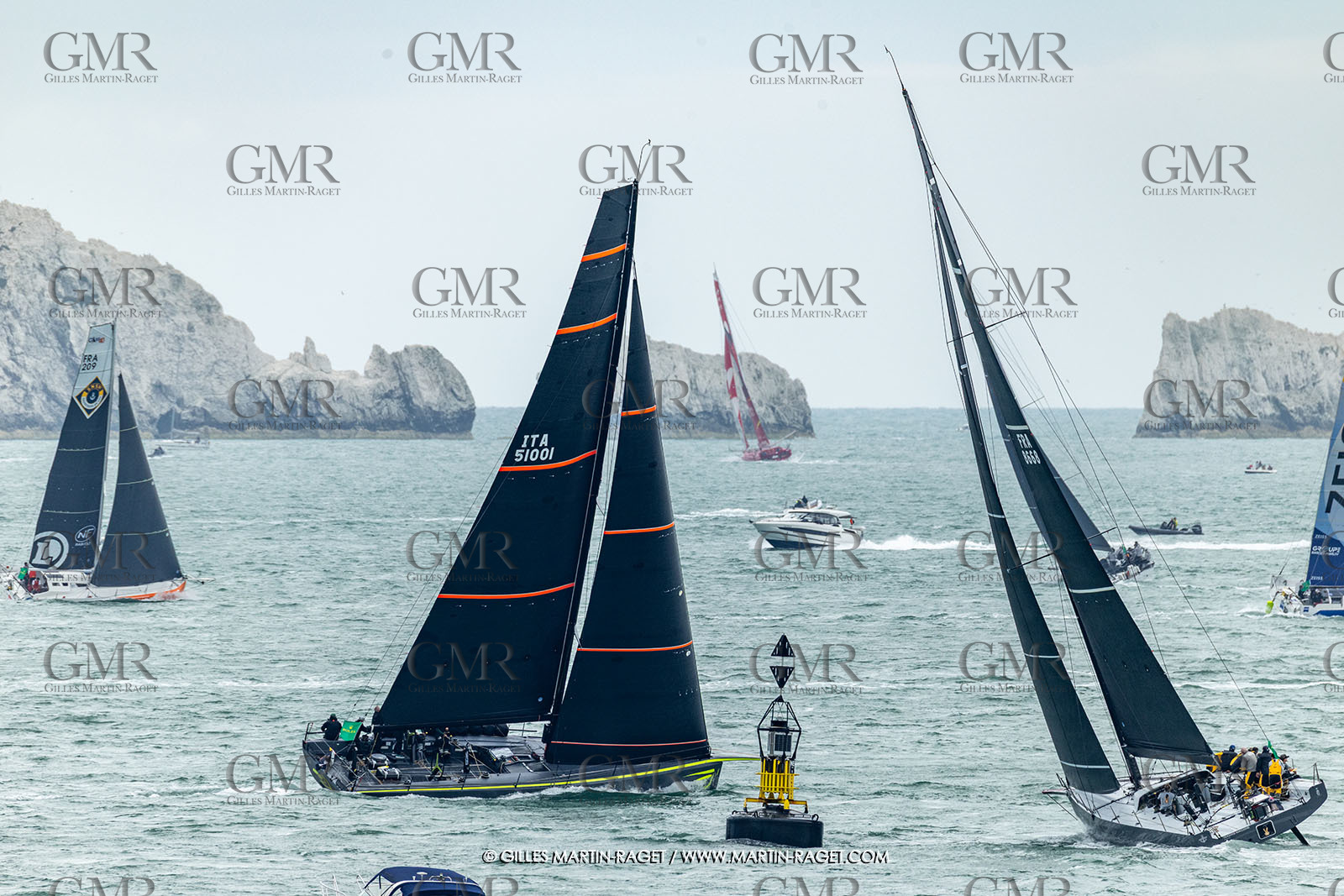 26 07 2025, Cowes (UK, IOW), Admiral's Cup 2025, Rolex Fastnet Race start,