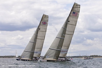 02 08 2010 - Cowes (UK, IOW) - The 1851 Cup -  BMW ORACLE Racing - Training Day.