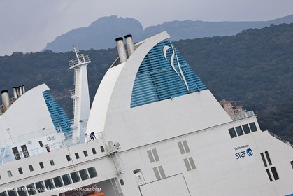 01-31-12   Marseilles (FRA,13) Bastia (FRA,Corsica)   Launching cruising trip and Christening ceremony of PIANA, last ferry ship from La Meridionale