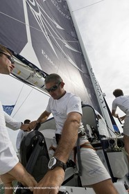 05 07 2012 - New York (USA) - Ocean Krys Race - Speed runs in fornt of NY city
