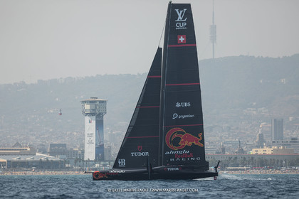 24 08 2024, Barcelona (ESP), Louis Vuitton 37th America's Cup, Louis Vuitton Prelilinary Regatta, Race Day 3