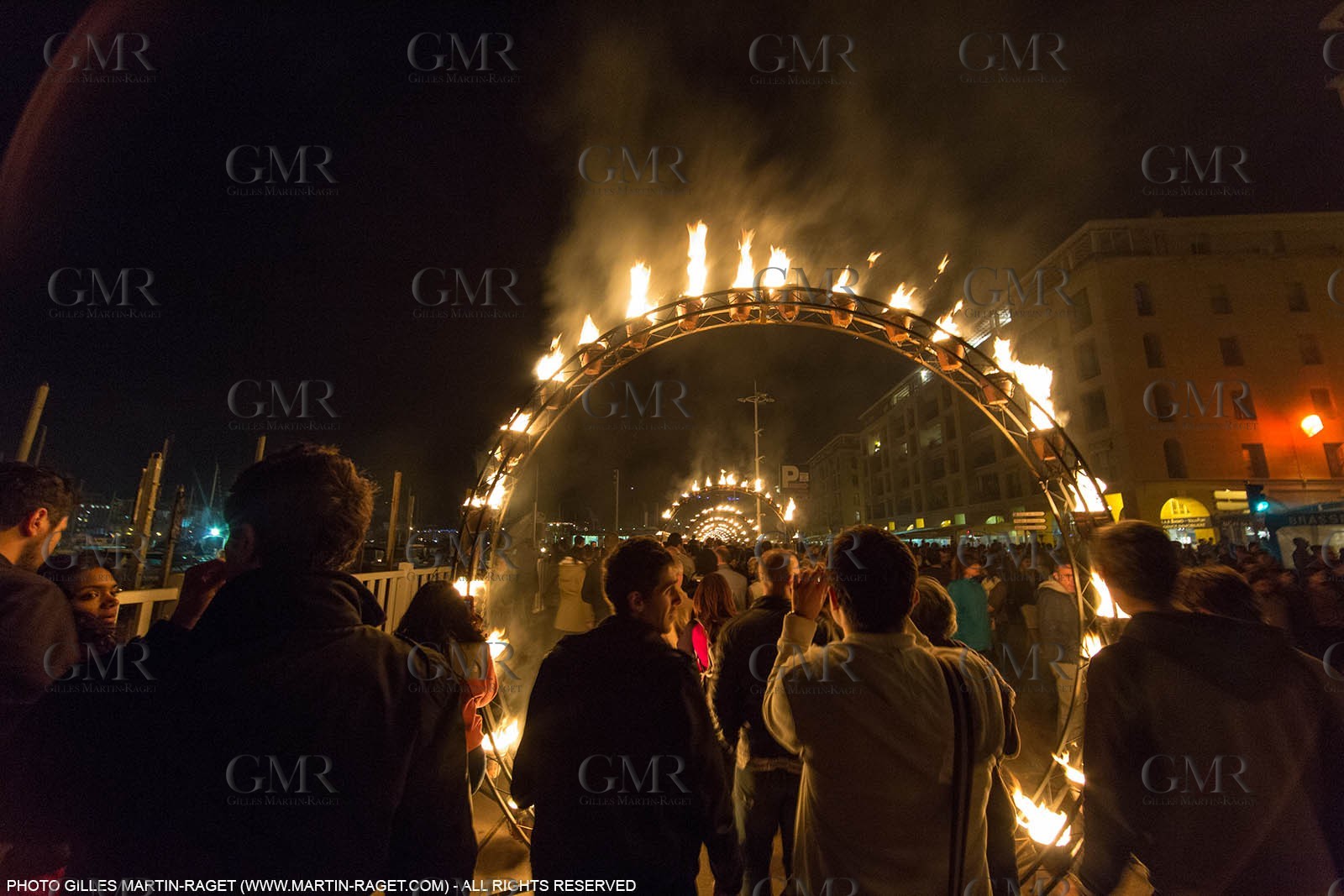 03 05 2013 - Marseille (FRA,13) - Marseille Provence 2013, Historical port Illumination by Company Carabosse
