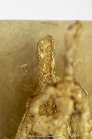 11 02 2020, St Rémy de Provence (FRA,13), Oeuvre de Germaine Richier, L'Ombre 1955, Bronze naturel nettoyé, Epreuve d'artiste, 25 x 13 x 9 cm, Collection particulière