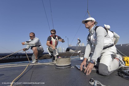 19 11 2009 - San Diego (USA, CA) - 33rd America's Cup - BMW ORACLE Racing - Wing trials, Day 6