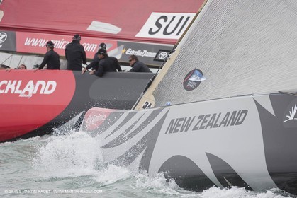 30 01 2009 - Auckland (NZL) - Louis Vuitton Pacific Series - Racing Day 1 - Alinghi Vs Greek Challenge