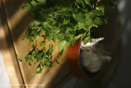 Cooking herbes from Provence - Garlic and Parsley