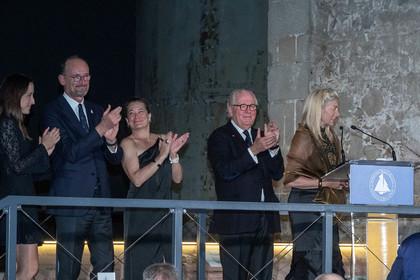 14 10 2024, Barcelona (ESP), Louis Vuitton 37th America's Cup, Final Match, Race Day 3, Hall Of Fame induction ceremony, Loréal