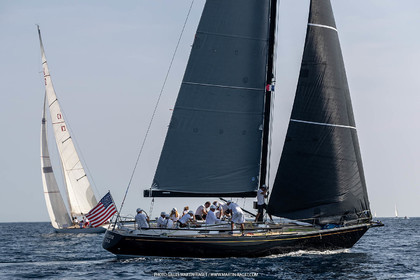 05 10 2023, Saint-Tropez (FRA,83), Les Voiles de Saint-Tropez 2023, Race Day 5, Défi Pride Vs Ikra
