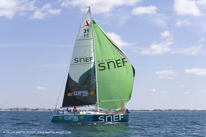 27 03 08- La Grande Motte- (FRA,34) Transat AG2R 2008- Jean-Paul Mouren- Laurent Pellecuer