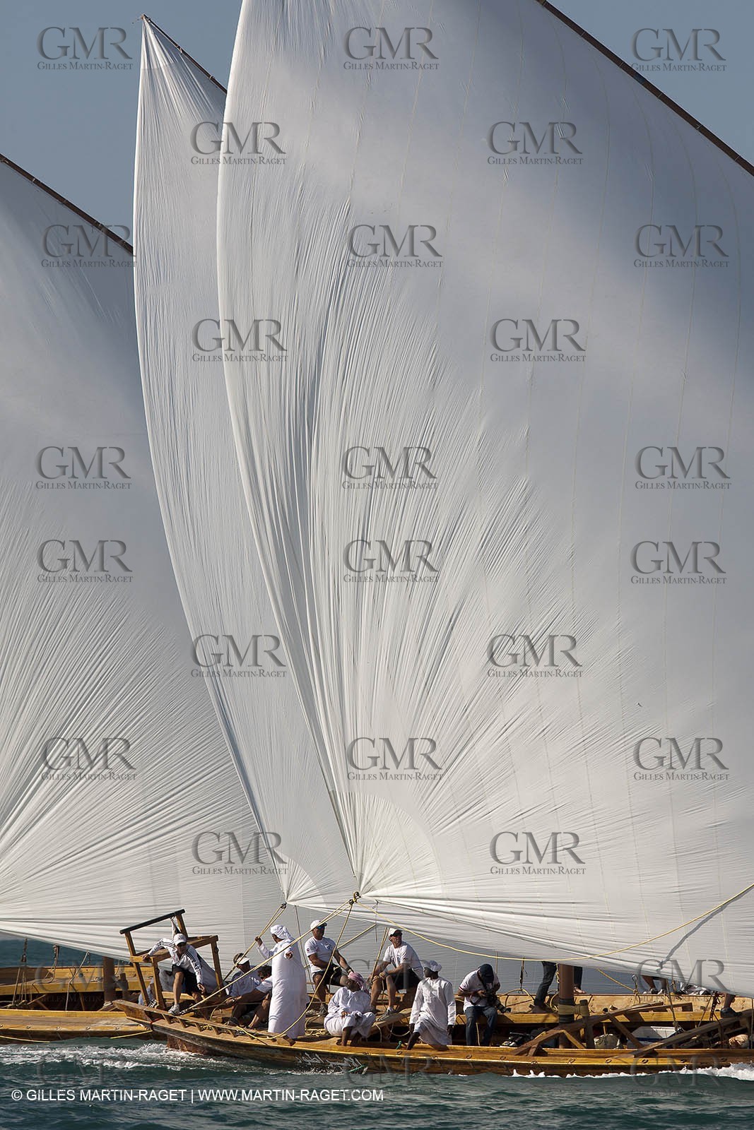 20 11 2010 - Dubai (UAE) - Dubai Louis Vuitton Trophy - Traditionnal dhow races for competing teams