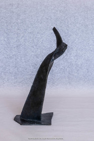 08 01 2023, Marseille (Fra,13), Oeuvre de Germaine Richier, Petit bronze n° 1 1956, bronze patiné foncé, Epreuve d'exposition, Fondeur : L. Tinot, Paris, 24,5 x 11,5 x 13,5 cm, collection particulière