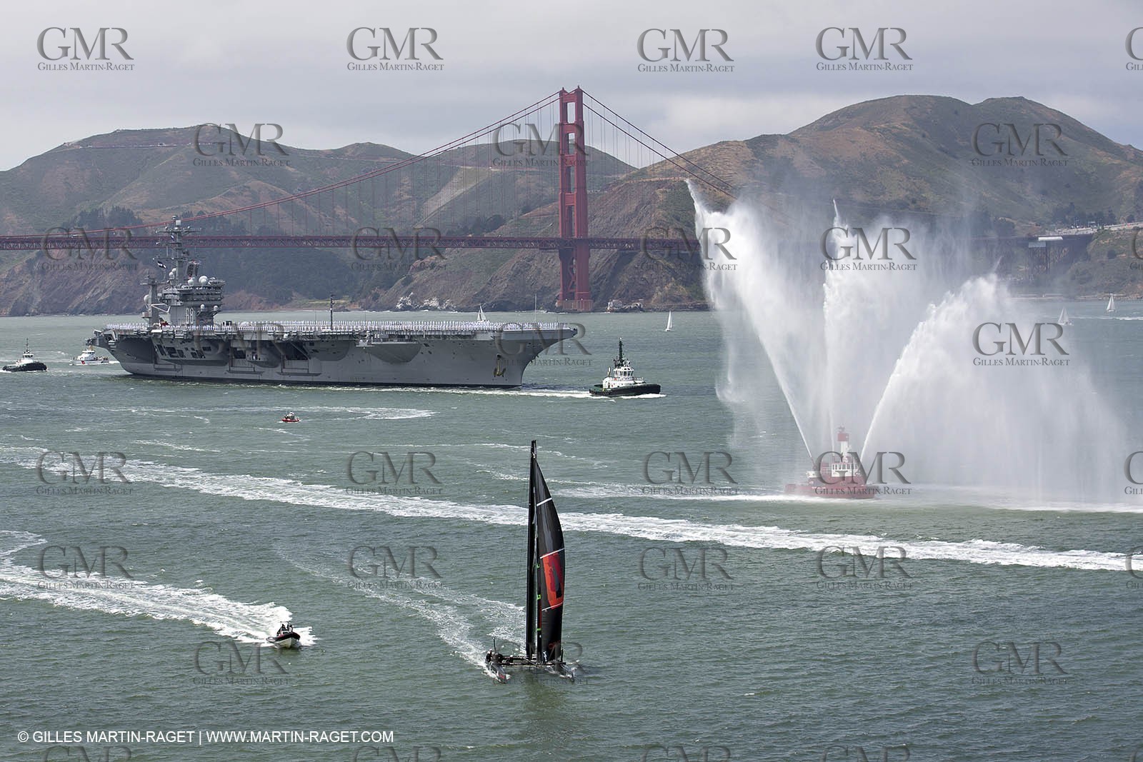 27 05 2012 - San Francisco (USA,CA) - 34th Americas's Cup - America's Cup celebrates the Golden Gate Bridge 75th Anniversary