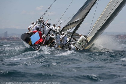 14 05 2007-Valencia (Spain)- 32nd America's Cup - Louis Vuitton Cup - Semi-final - Day 1 - BMW ORACLE racing