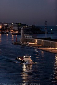 17 02 2012 - Marseille (FRA,13) - Arrival in Marseille harbour onboard ferry Piana (La Meridionale Corp.)