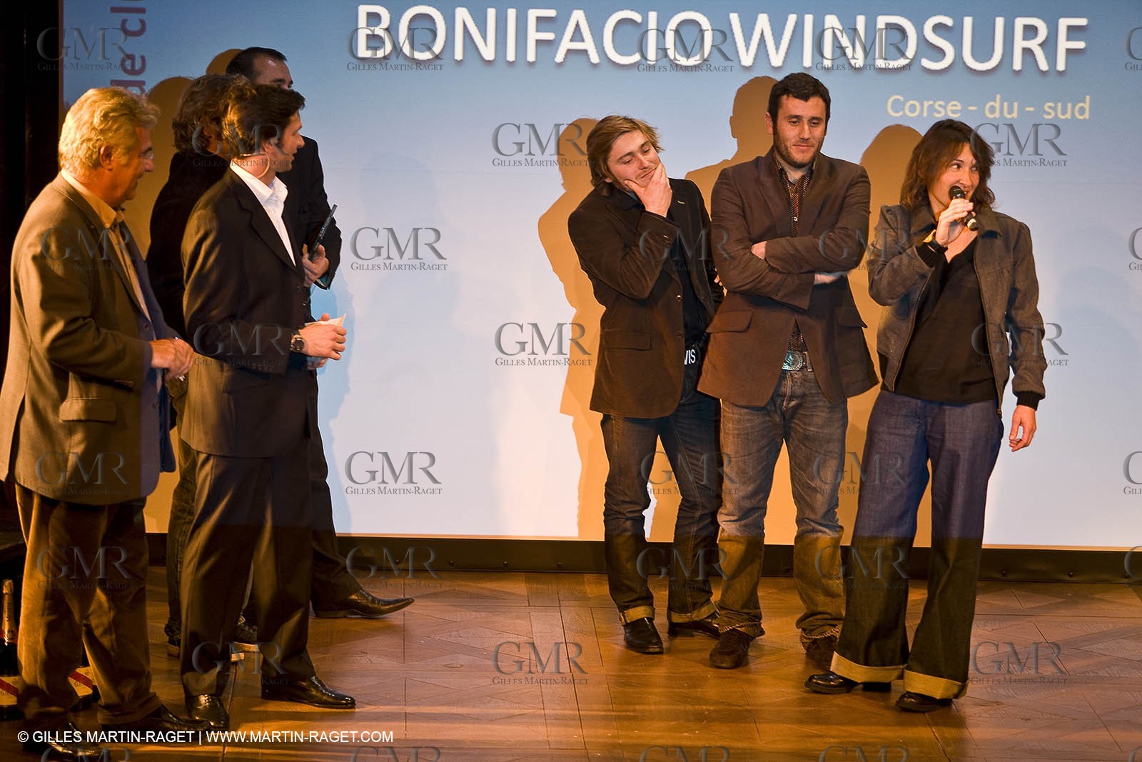 12 08 08 - Paris (FRA) Edouard VII theater - French Sailing Federation - Champions party - French Sailor of the year : Francis Joyon