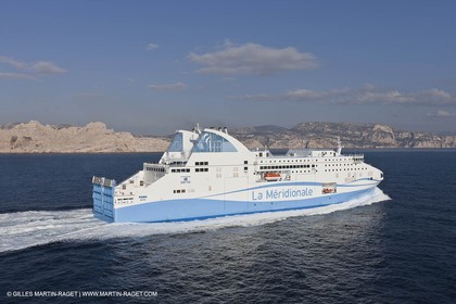 14 01 2012 - Marseille (FRA,13) - La Meridionale shipping company - the Piana off Marseille and the Calanques